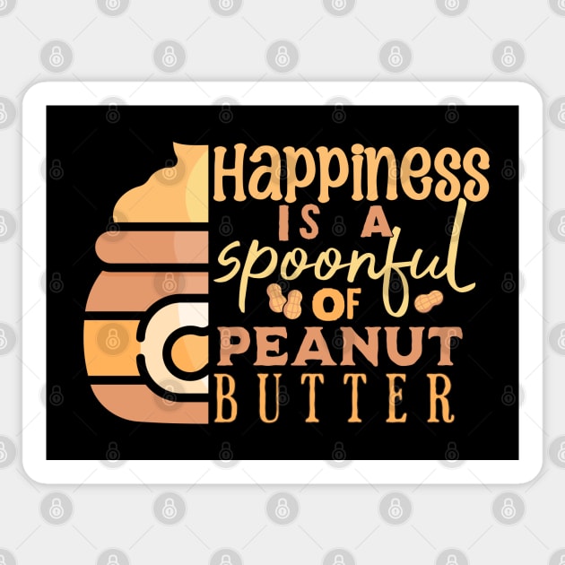 Happiness is Peanut Butter Sticker by HolidayBug